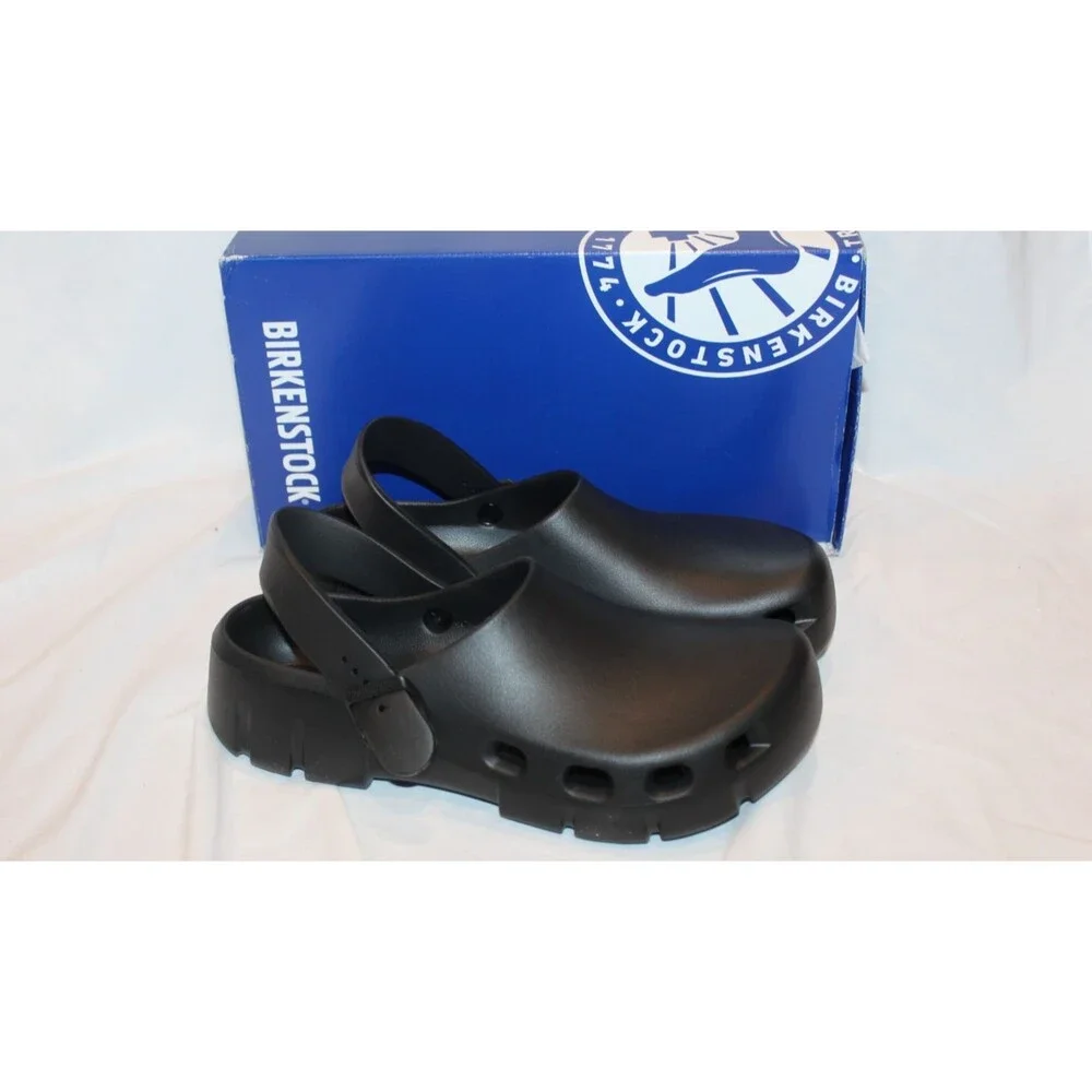 Birkenstock Men's Birki Flow EVA Regular Fit Men Casual Shoes Clogs Black EU 43
